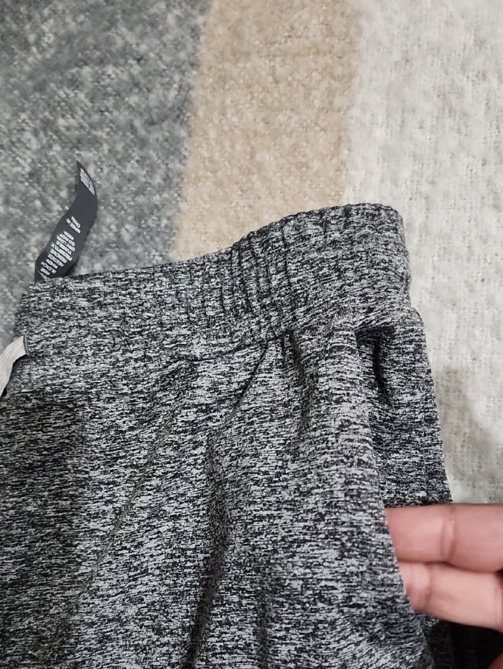 Vuori Halo Essential Wide Leg Pants Heather Grey - Sz M (EUC) Dream Knit Comfy - Picture 8 of 8